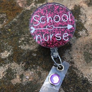 Glitter Badge Reel